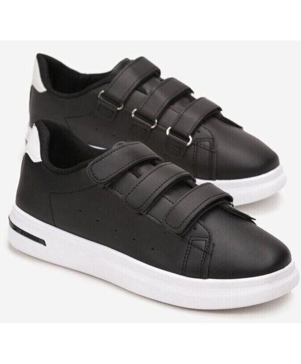 Womens Ladies Trainers Sneakers Water Proof Easy Fastening School Plimsole Shoes