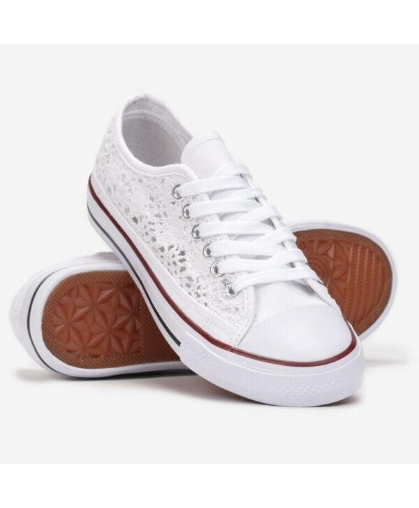 Womans Ladies Trainers Canvas Sneakers Pumps Plimsolls Summer Lace Up Size