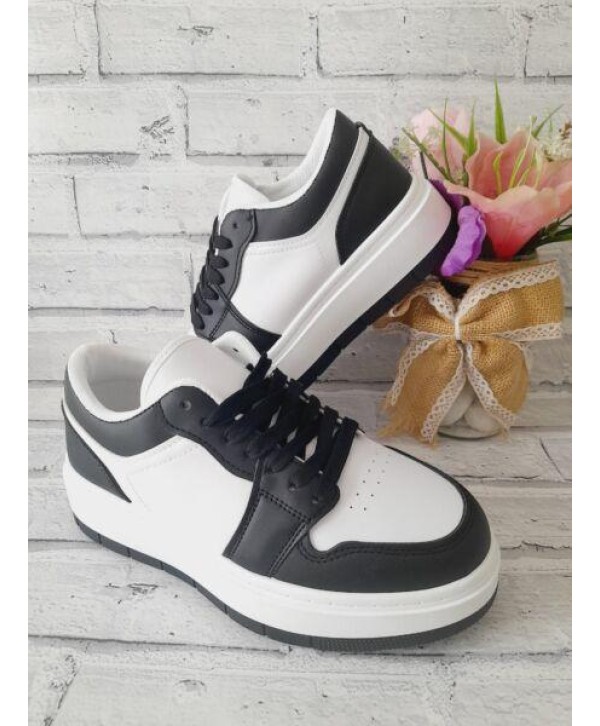 WOMENS LADIES PLATFORM CHUNKY SOLE TRAINERS PUMPS SNEAKERS LACE NEW SHOES SIZE