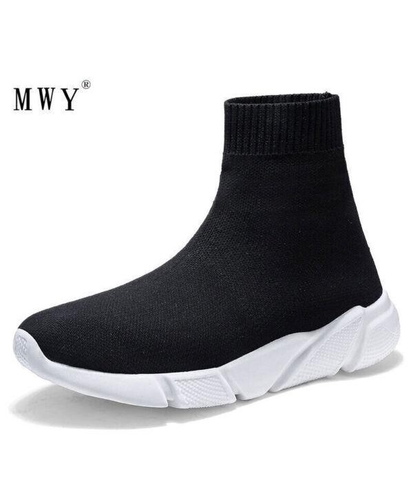 Socks Shoes Sneakers Breathable Casual Elasticity Platform Vulcanize Ankle Boots