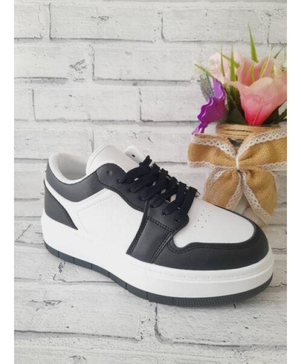 WOMENS LADIES PLATFORM CHUNKY SOLE TRAINERS PUMPS SNEAKERS LACE NEW SHOES SIZE