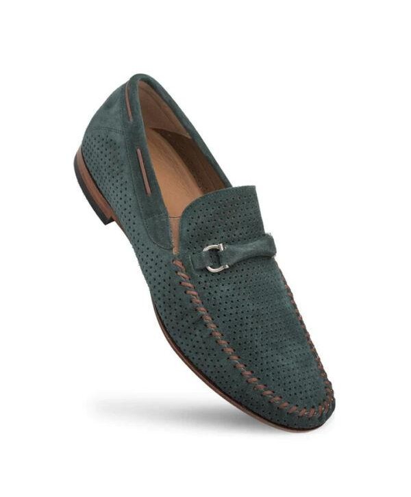 Mens Hollow Breathable Shoes Suede Leather Oxford Shoes Slip On Dress Wedding