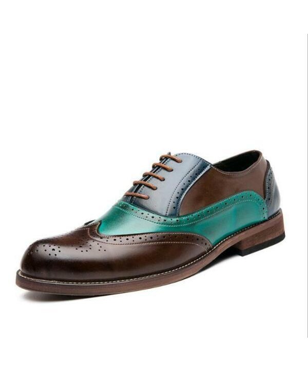 Mens New Fashion Multicolor Lace Up Dress Formal British Brogue Oxford Shoes F