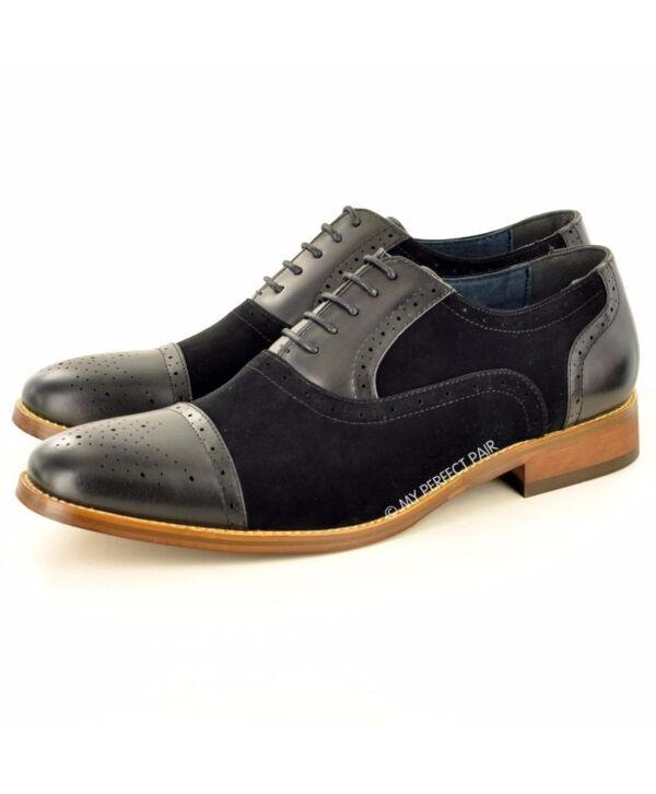 Mens Formal Office Shoes Brogue Leather Lined Lace Up Shoes Size 7 8 9 10 11 12