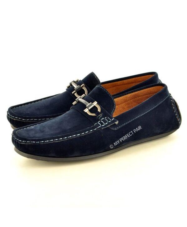 New Men's Faux Suede Casual Loafers Moccasins Slip on Shoes Avail. UK Sizes 6-11