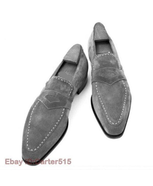 Mens Dress Shoes Low Heel Mens Brogue Shoes Outdoor Autumn Party Mans Loafers