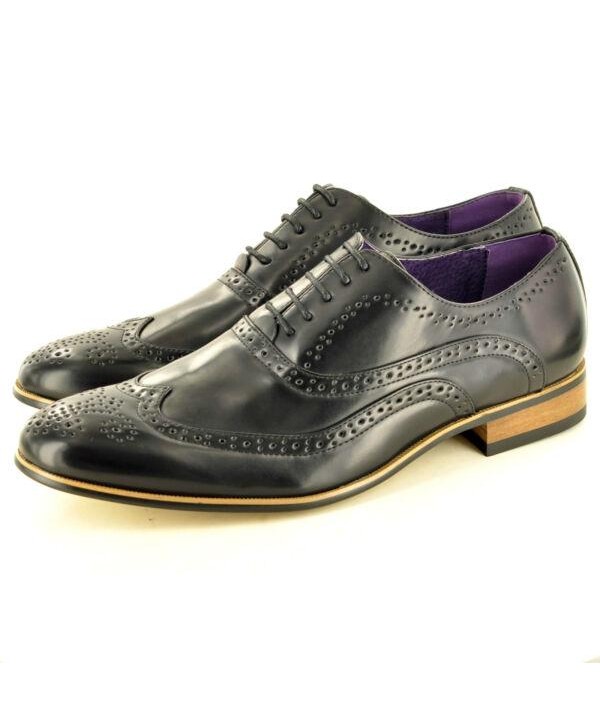 Mens Formal/Casual Lace Up Black White Dance shoes Leather Lined UK Sizes 7-11 