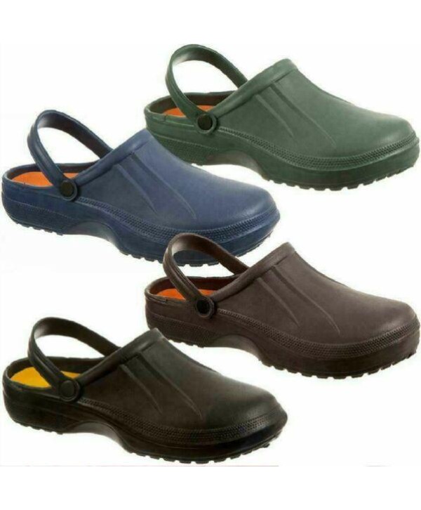Men Summer Garden Pool Nursed Slip On Holiday Sandal Flats Clog Mule Beach Shoes