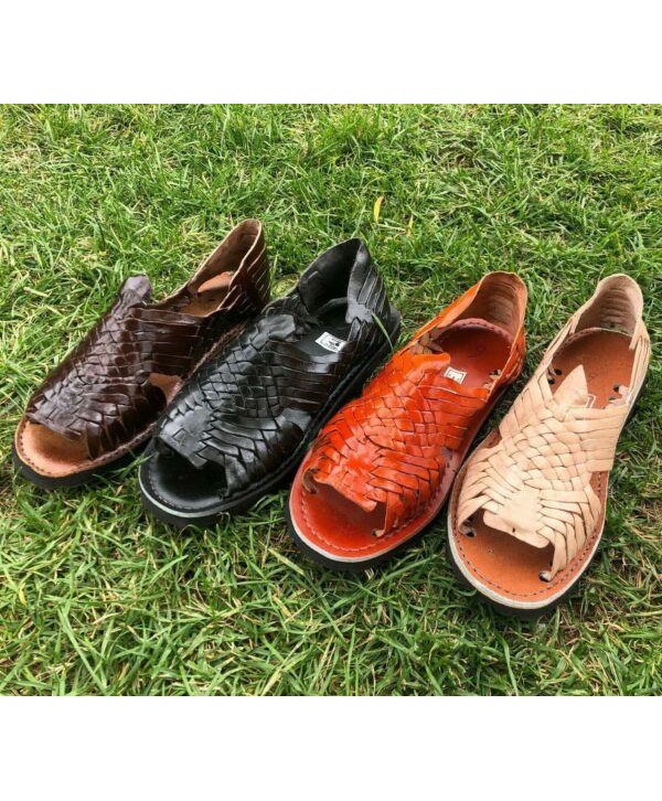 Men's Pachuco Open-Toed Sandals Huarache de Correa Mexicano GUARACHE SANDALIA 