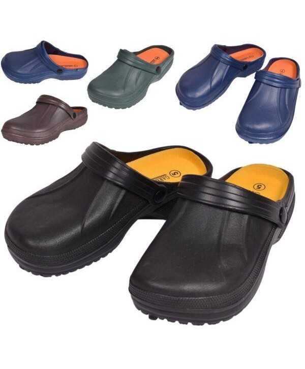 Men Summer Garden Pool Nursed Slip On Holiday Sandal Flats Clog Mule Beach Shoes