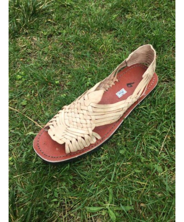 Men's Pachuco Open-Toed Sandals Huarache de Correa Mexicano GUARACHE SANDALIA 