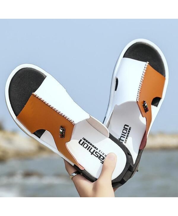 Men's Summer Sandals Original Slip-on Casual Sandals Fashion Men Slippers Size