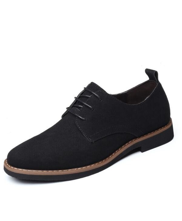 Oxfords Suede Leather Dress Shoes Casual Sneakers Loafers Men Flats Plus Size n