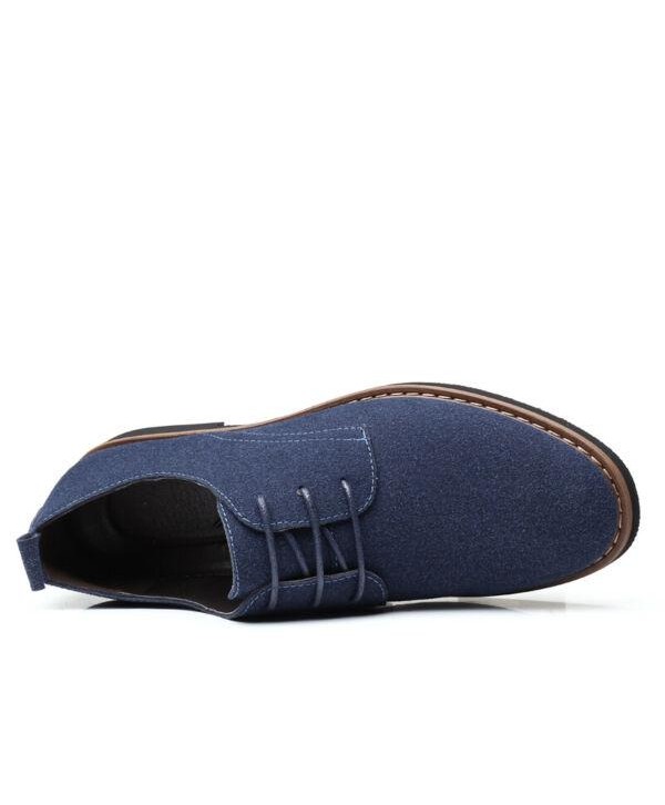 Oxfords Suede Leather Dress Shoes Casual Sneakers Loafers Men Flats Plus Size n