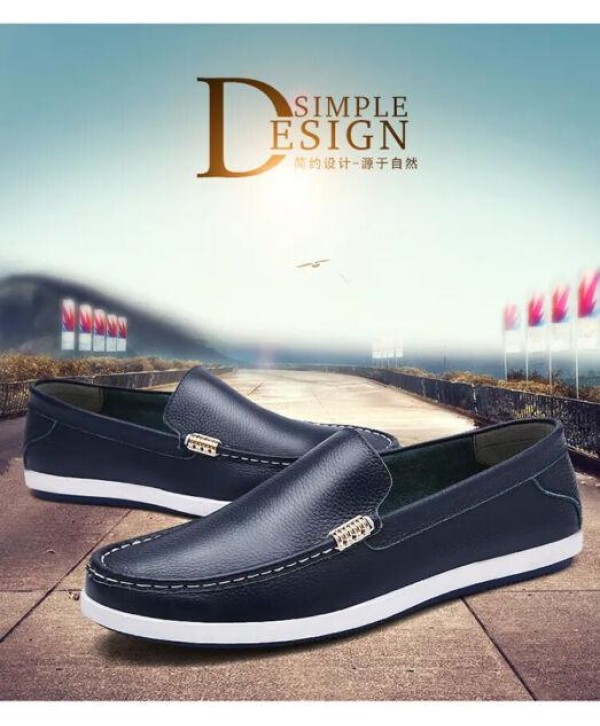 Men Driving Casual Shoes Comfortable Slip on Flats Loafers  Shoes Boat Shoes New