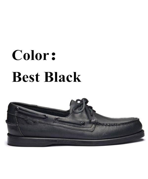 Men's Genuine Leather Casual Shoes Comfortable Soft Flat Loafers Driving Shoes