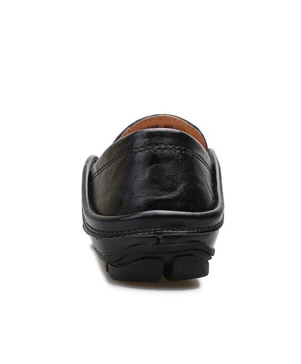 Men Casual Shoes Genuine Leather Loafers Moccasins Breathable Slip on Boat Shoes