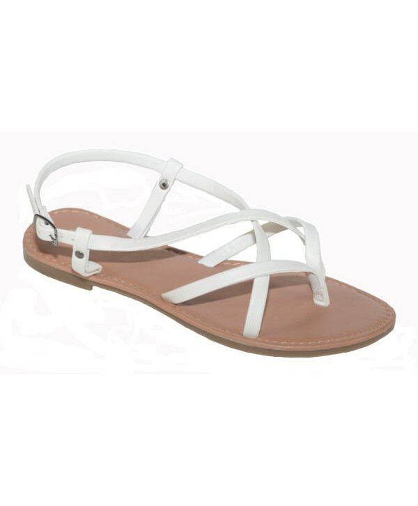 New Women Gladiator Sandals Shoes Thong Flops T Strap Flip Flat Size Strappy Toe
