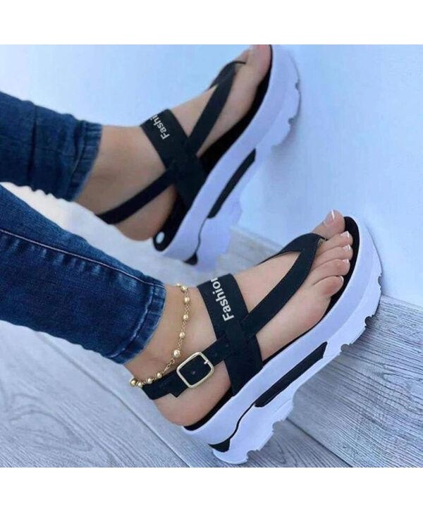 Sandalias De Cuña Para Mujer Chanclas Casual Plataforma Zapatillas Moda Verano